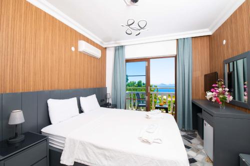 Ruang duduk di Kelebek Hotel