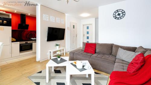 Η κουζίνα ή μικρή κουζίνα στο Wonder Home - Domki górskie na kameralnym osiedlu Karkonoska Opoka