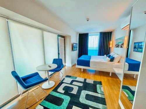Χώρος καθιστικού στο Batumi VIP hotel