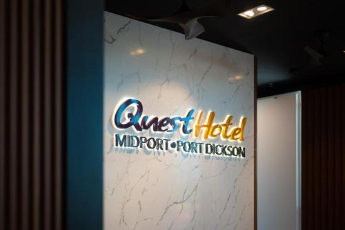Sijil, anugerah, tanda atau dokumen lain yang dipamerkan di Quest Hotel Midport Port Dickson