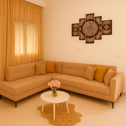 Χώρος καθιστικού στο Cosy Residence Amira