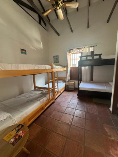 Postel nebo postele na pokoji v ubytování HOTEL CASA BRESSE
