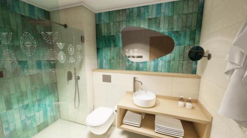 Koupelna v ubytování Reva Hotel TAHITI