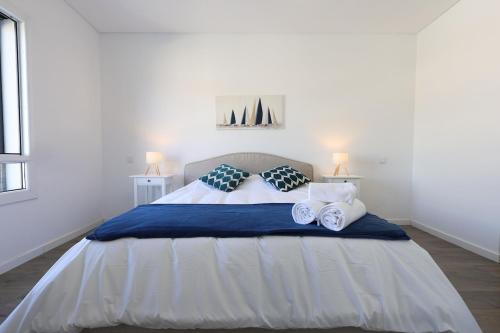 Postel nebo postele na pokoji v ubytování Casa de ferias com Piscina e Suite
