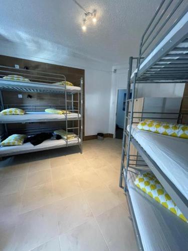 Postelja oz. postelje v sobi nastanitve Samps Hostel