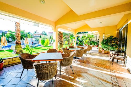 Zahrada ubytování Resort Trcol