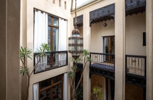 Balkón nebo terasa v ubytování Riad Vanilla Sma & Spa