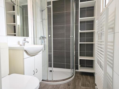 Ένα μπάνιο στο Chalet OK29 Oostkapelle