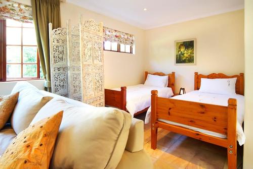 Cama o camas de una habitación en Sacred Mountain Lodge