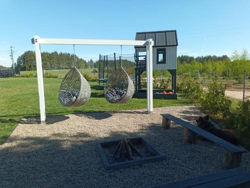 Domek na Kaszubach, Borowy Młyn, jezioro Gwiazda, sauna, 4