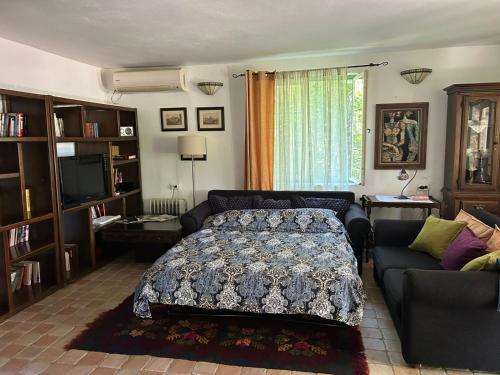 Χώρος καθιστικού στο Lake house Puro