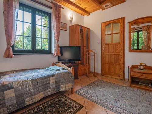 TV a/nebo společenská místnost v ubytování Holiday Home Modlinek by Interhome