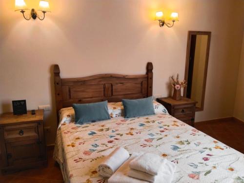 Katil atau katil-katil dalam bilik di Hostal El Rincón del Trillo