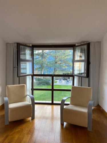 Χώρος καθιστικού στο Hotel Hurdes Reales