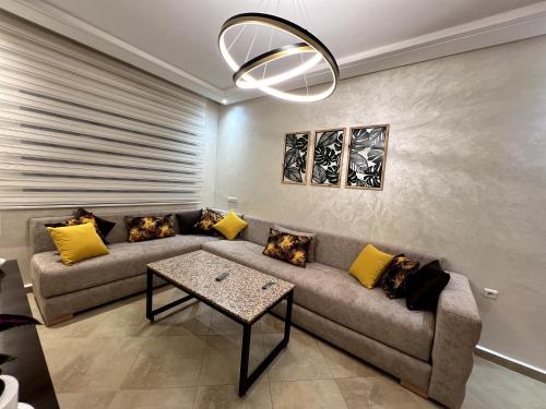 Zona de estar de Safari Stay Appart front mer avec piscine