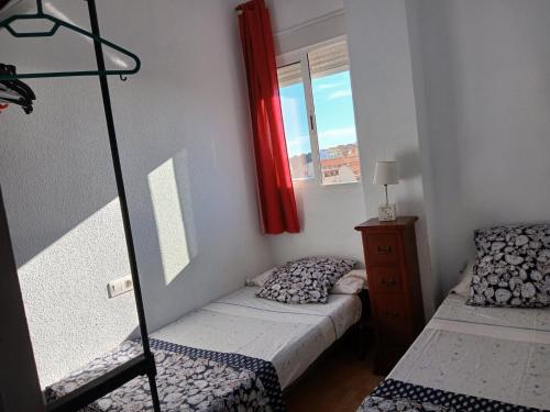 Postel nebo postele na pokoji v ubytování apartement grimaca oropesa del mar espana