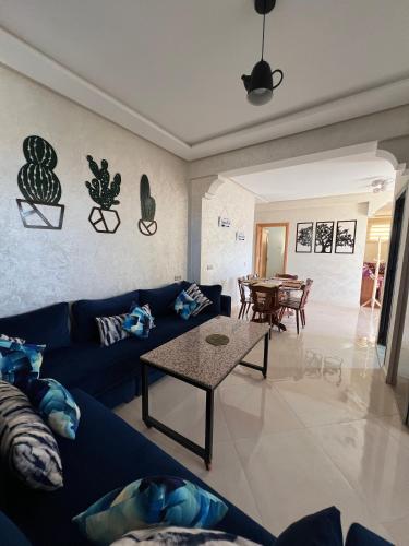 Zona de estar de Safari Stay Appart front mer avec piscine