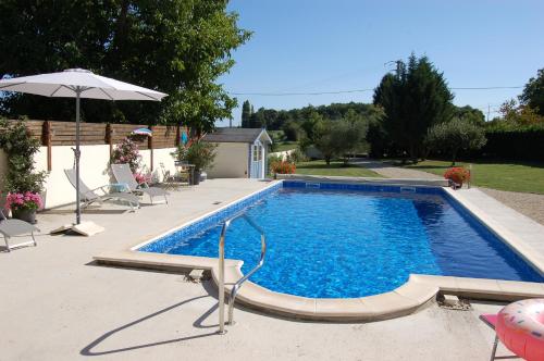 La Grange farmhouse room with private pool