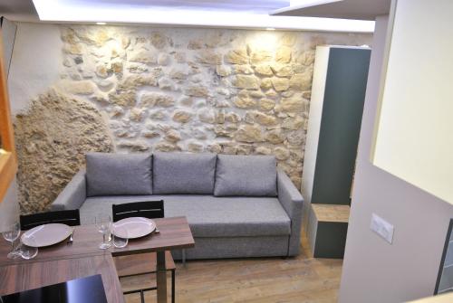 Χώρος καθιστικού στο Roquebrune Village