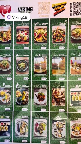 a collage of pictures of different food dishes at BELKA GOLF RESİDENCE Deluxe apt Poolside BELEK in Belek