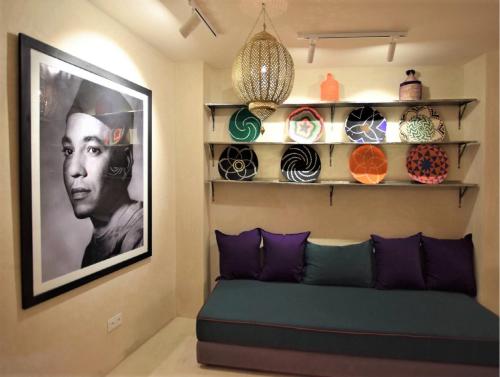 Posezení v ubytování Miostello Lifestyle Riad Marrakech
