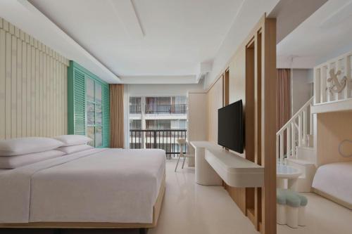 Cama o camas de una habitación en Four Points by Sheraton Bali, Kuta
