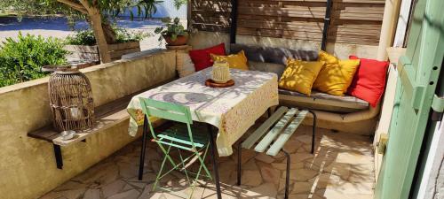 séjour en amoureux, Cocktail de bienvenue sur notre terrasse Provençale