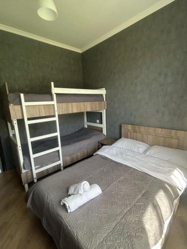 Postel nebo postele na pokoji v ubytování Cottage Elana