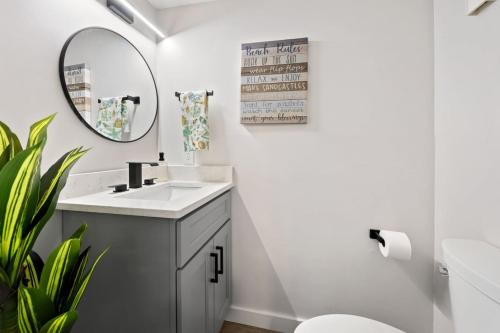 Et badeværelse på Carolinas Ocean Playground