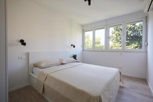 En eller flere senger på et rom på Chill Split