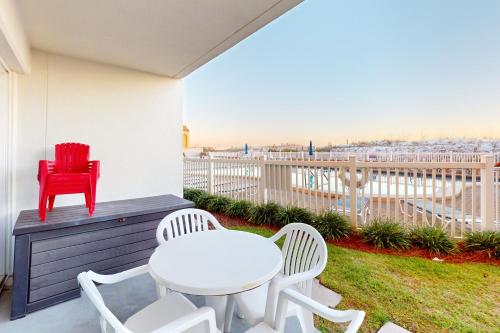 Balkón nebo terasa v ubytování Sea Oats 102
