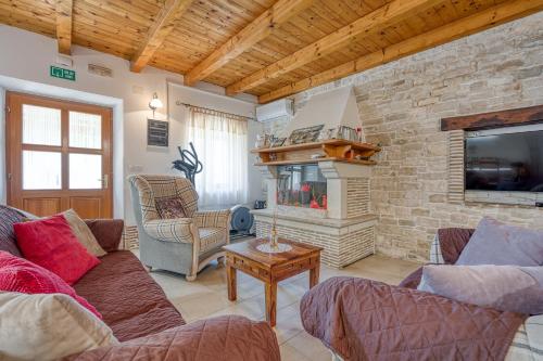 Μια τηλεόραση ή/και κέντρο ψυχαγωγίας στο Casa Rustica Felker - Happy Rentals