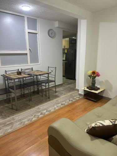 Posezení v ubytování Acogedor apartamento amoblado