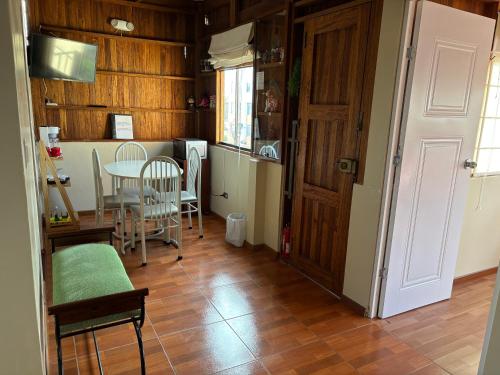 Kuchyň nebo kuchyňský kout v ubytování El Refugio de Barranco