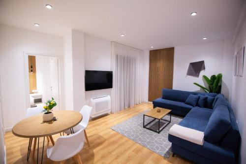 Μια τηλεόραση ή/και κέντρο ψυχαγωγίας στο MOHO Residences Downtown Korca-Republika Boulevard