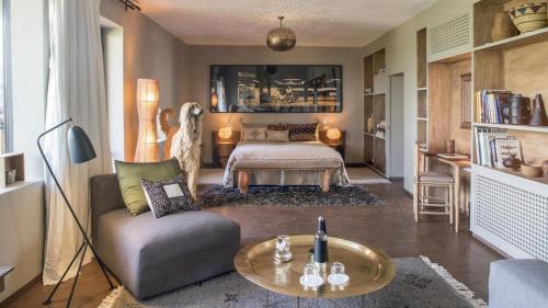 Ένα ή περισσότερα κρεβάτια σε δωμάτιο στο Dar-el-adaka