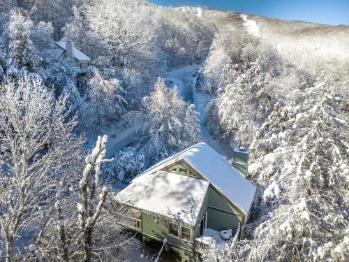 Το Mountain View 3BDR with Hot Tub, Game Loft and Deck τον χειμώνα