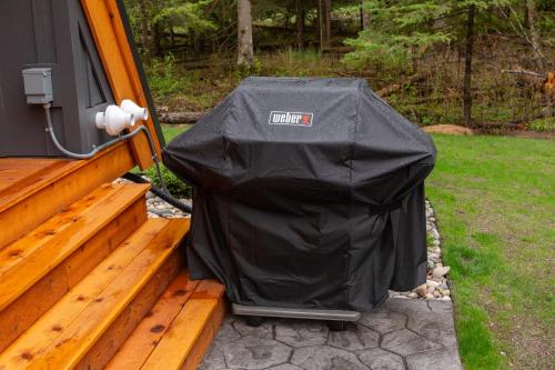 Gambar di galeri bagi TreeTops Ayframe, Supersized AFrame on the River with Hot Tub di Indian River