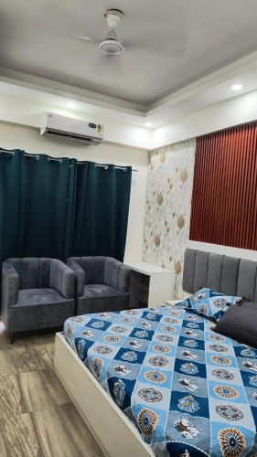 Voodi või voodid majutusasutuse Sunlight guest house toas