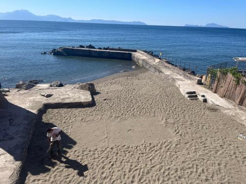 La casetta e la spiaggia