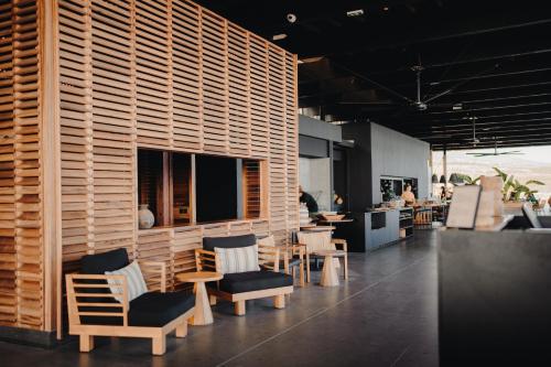 Posezení v ubytování Wood Hôtel & Spa