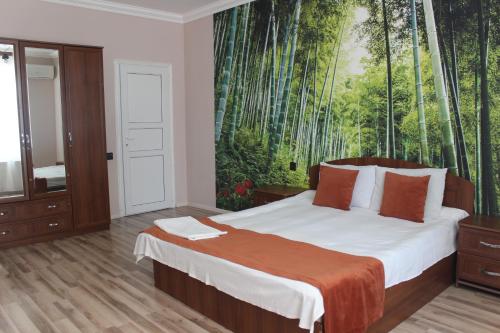 Postel nebo postele na pokoji v ubytování Green Nest