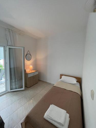 Postel nebo postele na pokoji v ubytování Fokia Retreat
