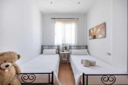 Ένα ή περισσότερα κρεβάτια σε δωμάτιο στο Villa Entre dos Tierras