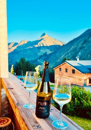 Sonniges Bergblick-Appartement