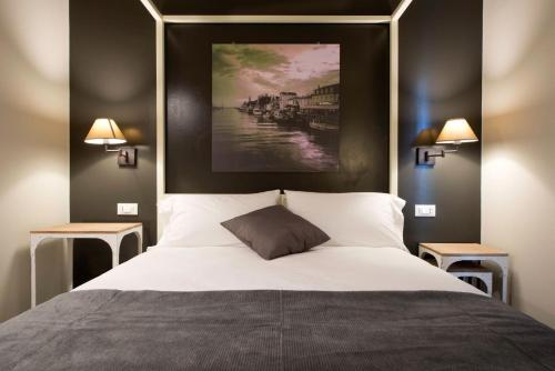Postel nebo postele na pokoji v ubytování Hotel B&B il Mosaico