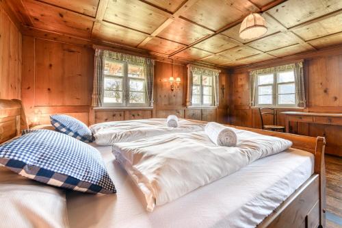 Chalet Zimbablickにあるベッド