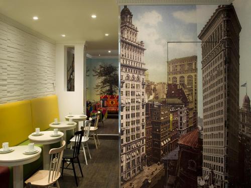 Χώρος καθιστικού στο Hôtel du Continent