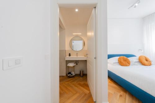 Postel nebo postele na pokoji v ubytování Mamas