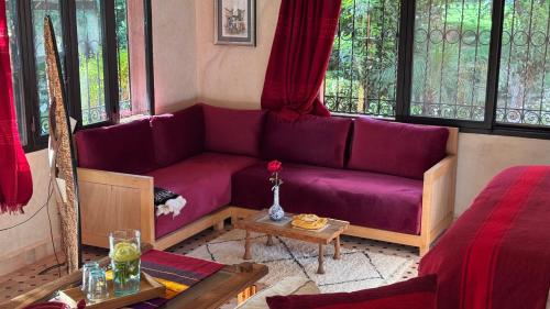 Posezení v ubytování Suite de luxe - Dar Tidyan Maison d'Hôte - Ourika